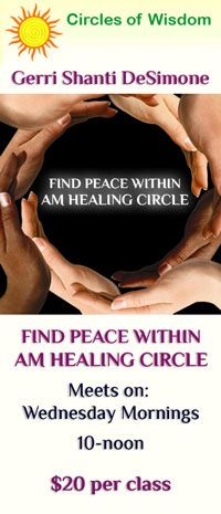 FIND PEACE WITHIN AM HEALING CIRCLE